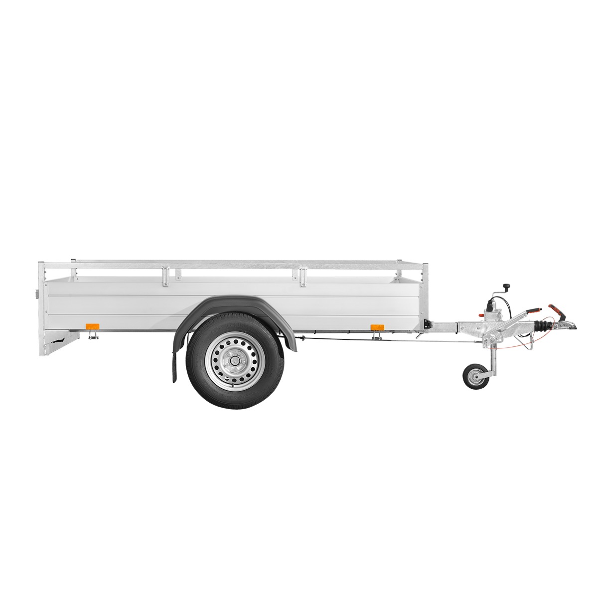 Aanhangwagen plateauwagen klein (enkel as) 2