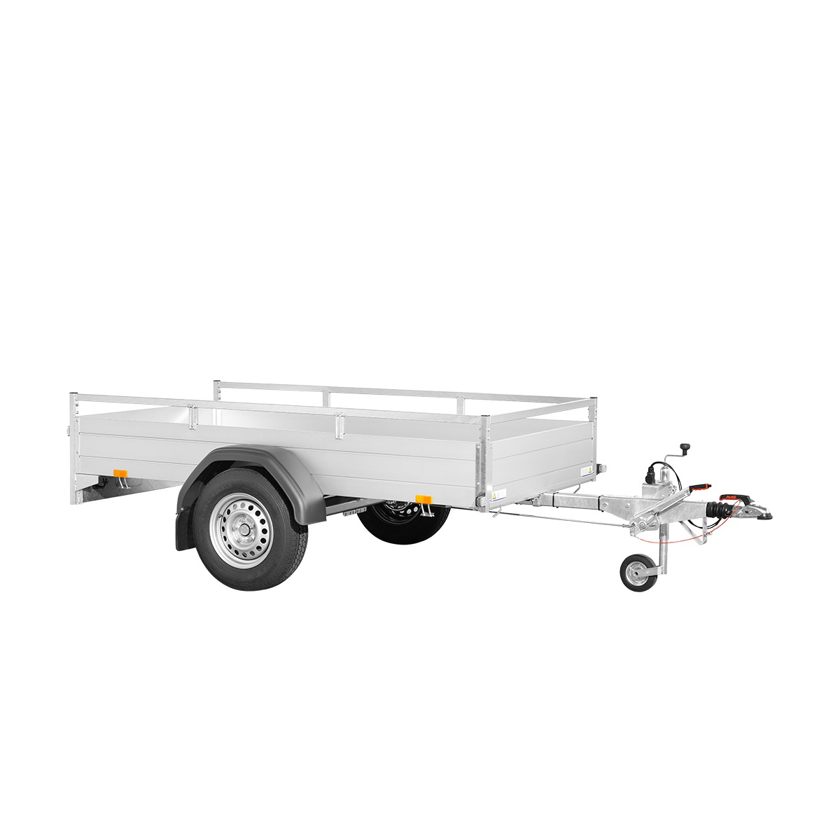 Aanhangwagen plateauwagen klein (enkel as) 3