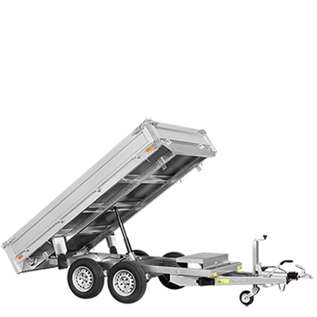 Electrische kiepaanhangwagen 3